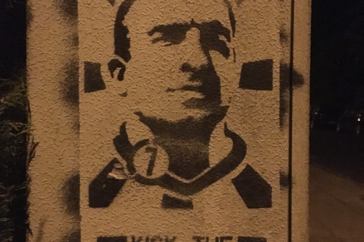 Eric Cantona stencil